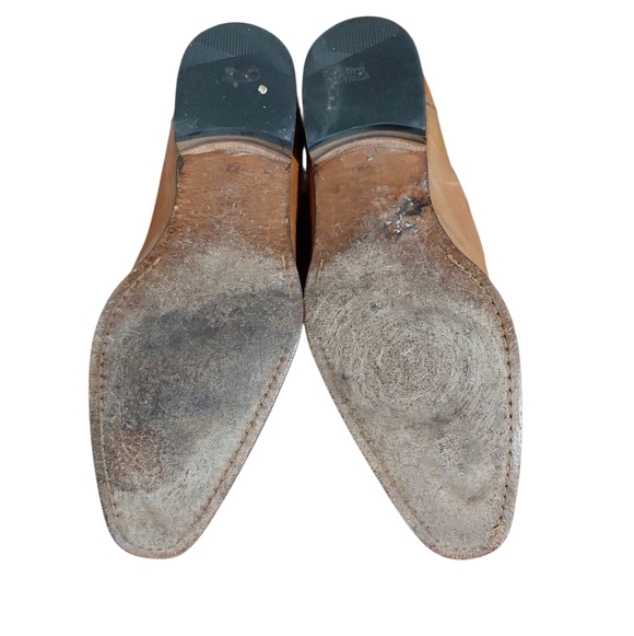 Mezlan Leather Tassled Loafer Men's Luxury Brown Slip On Loafer 9 M - Picture 5 of 13